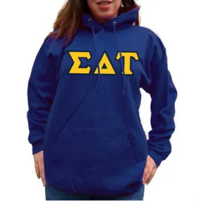 Sigma Delta Tau Hanes 10oz. Hoodie - Hanes F170 - TWILL