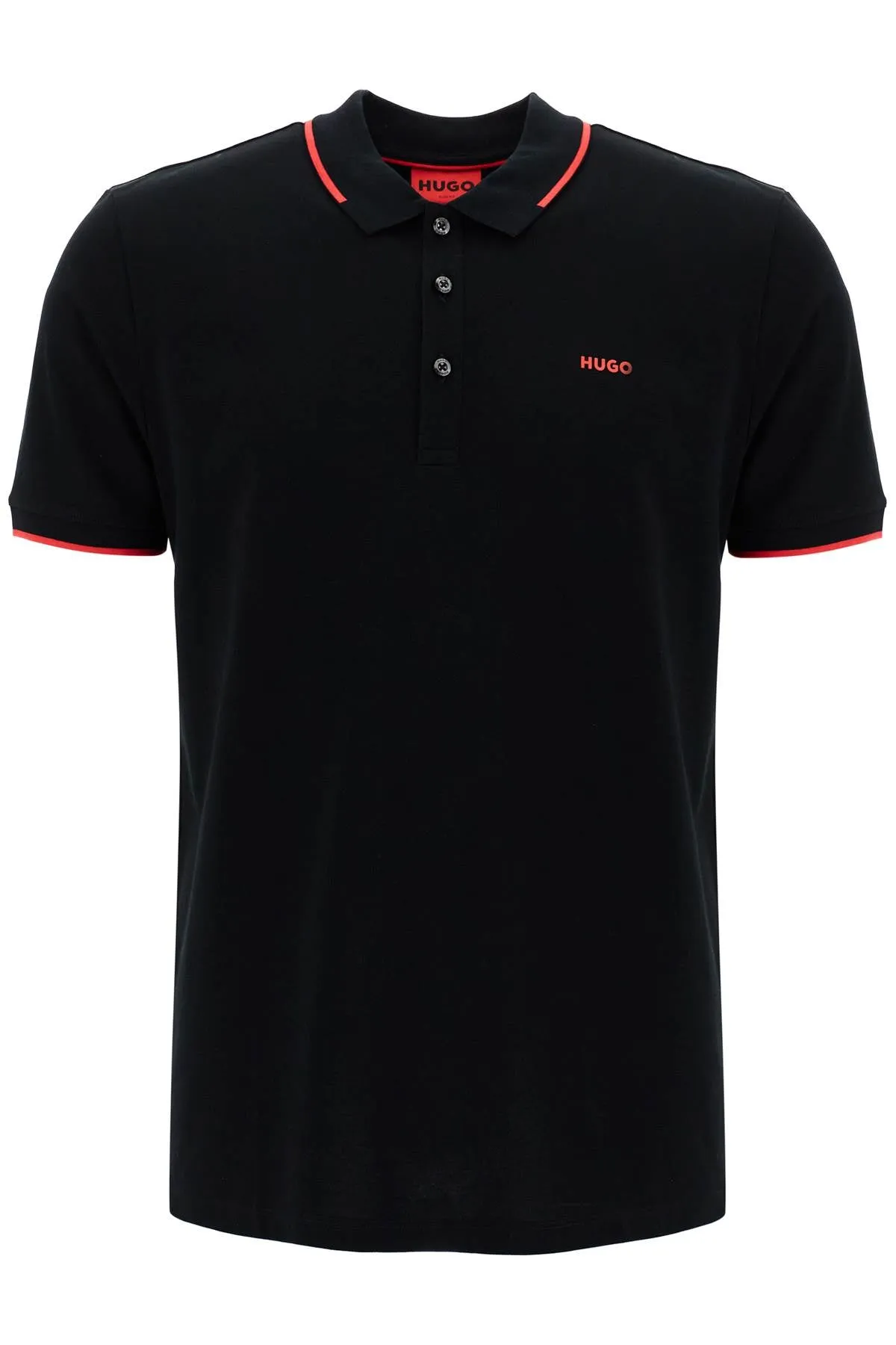 slim fit piqué polo shirt