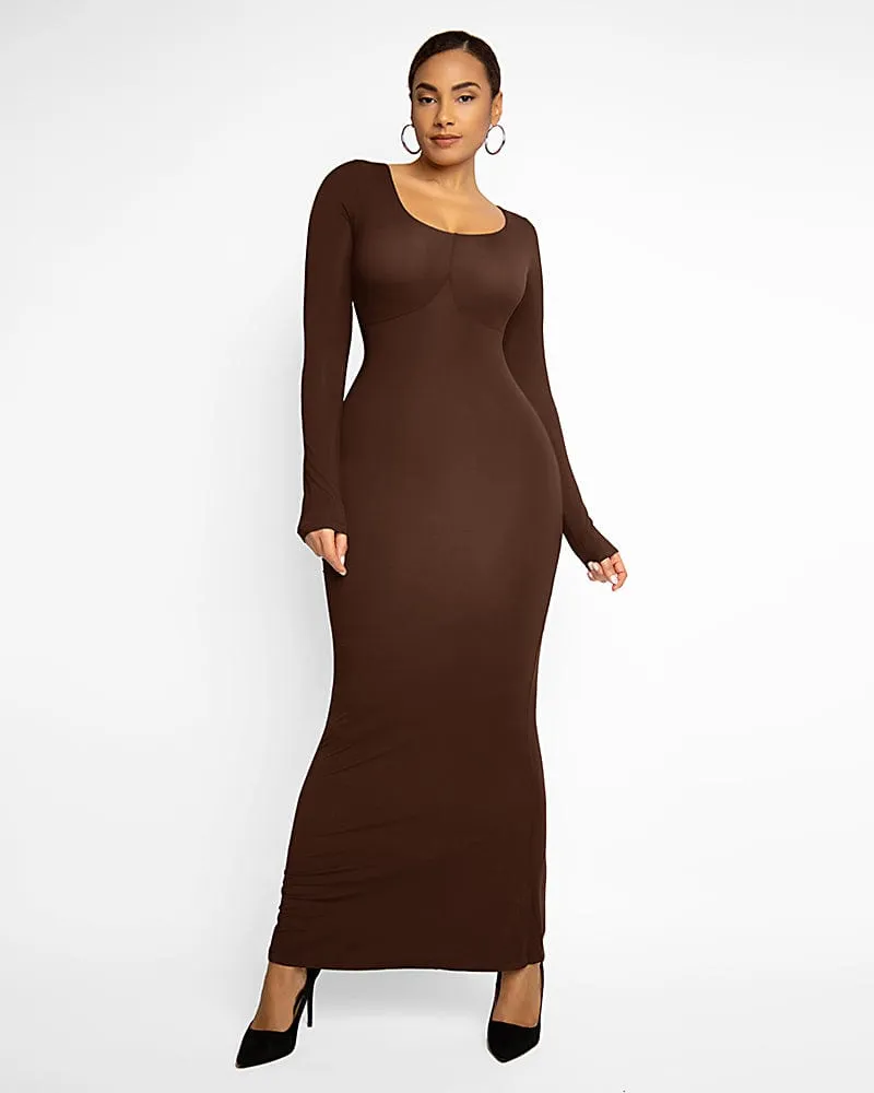 Slim Fit Shaping Maxi Dress