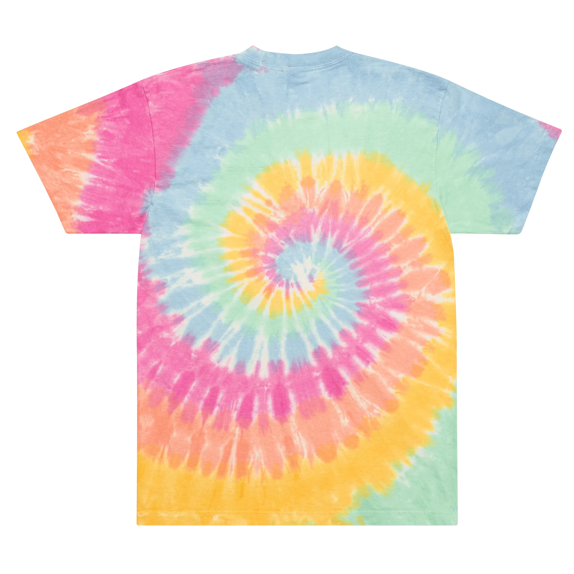 Sqdltd X Mamba Womens FC Embroidered Text Oversized tie-dye Tee