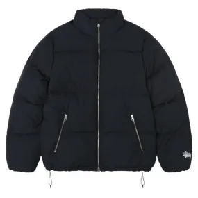 Stussy Nylon Down Puffer (Black)