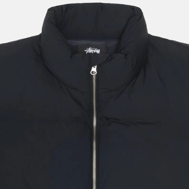 Stussy Nylon Down Puffer (Black)