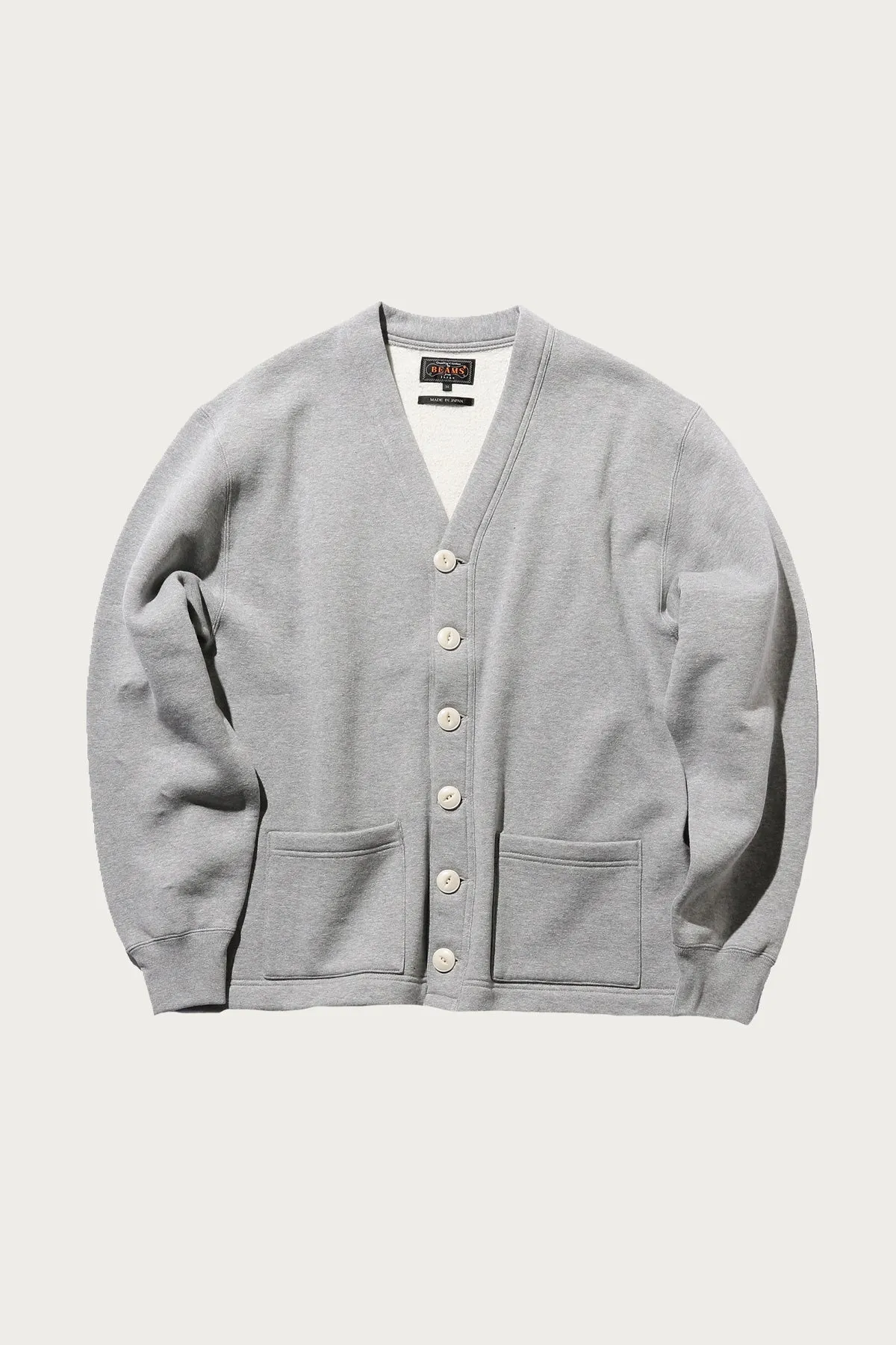 Sweat V Cardigan - Grey