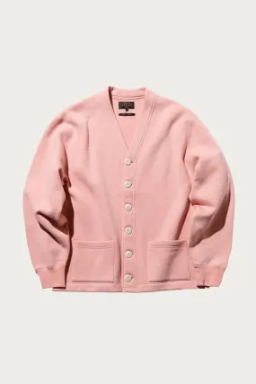 Sweat V Cardigan - Pink