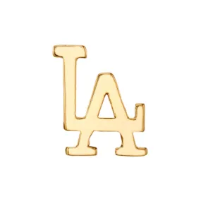 threadless: Los Angeles Pin in Gold