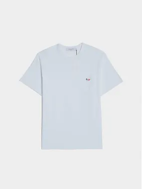 Tricolor Fox Patch Classic Pocket Tee-Shirt, White