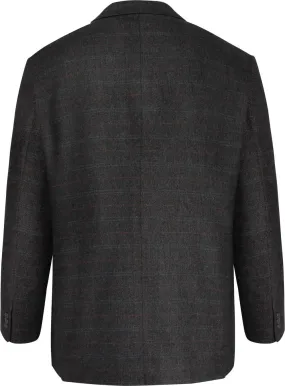 Uptheir Stirling Single Breasted Tweed Jacket - Charcoal 