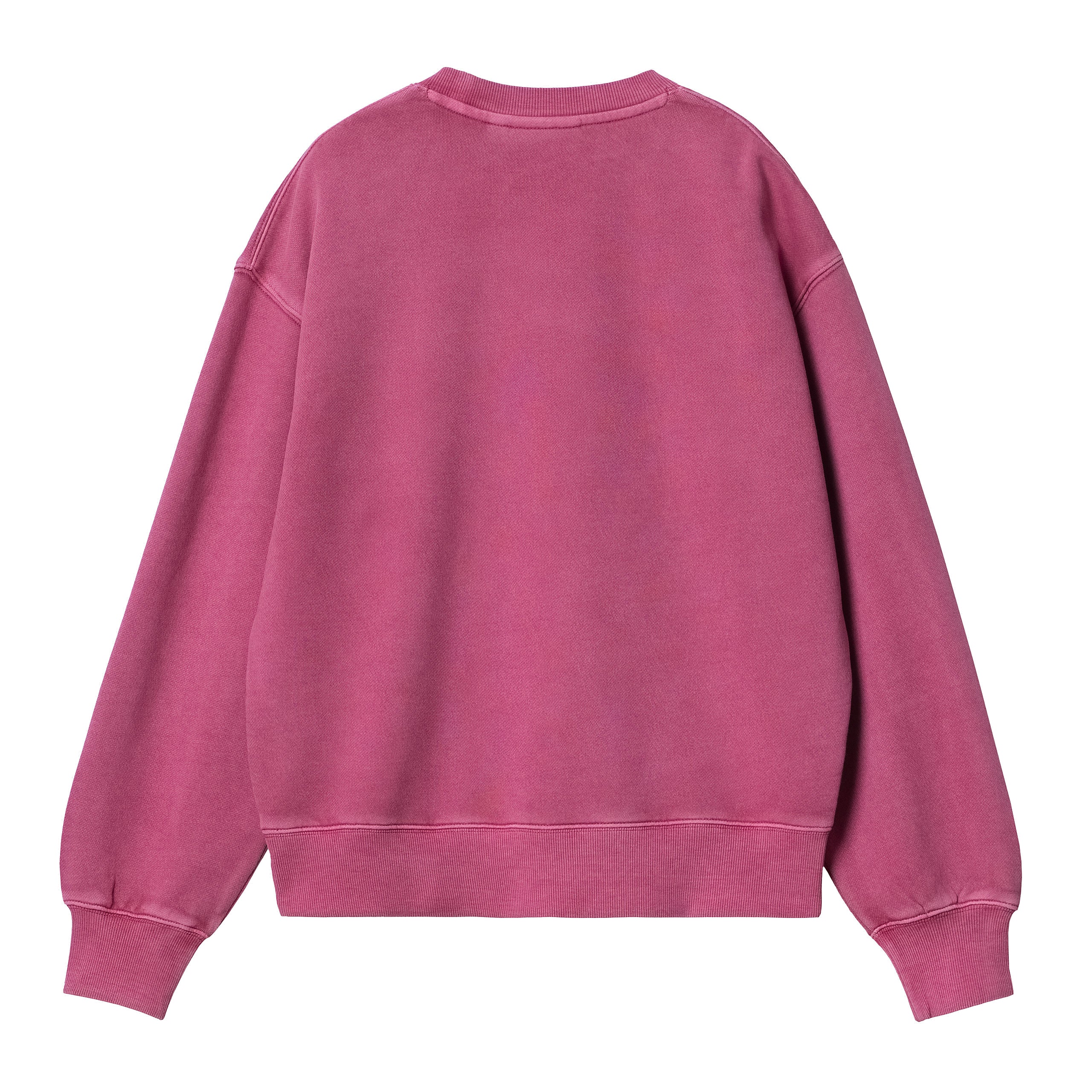 W' NELSON SWEATSHIRT MAGENTA GARMENT DYED