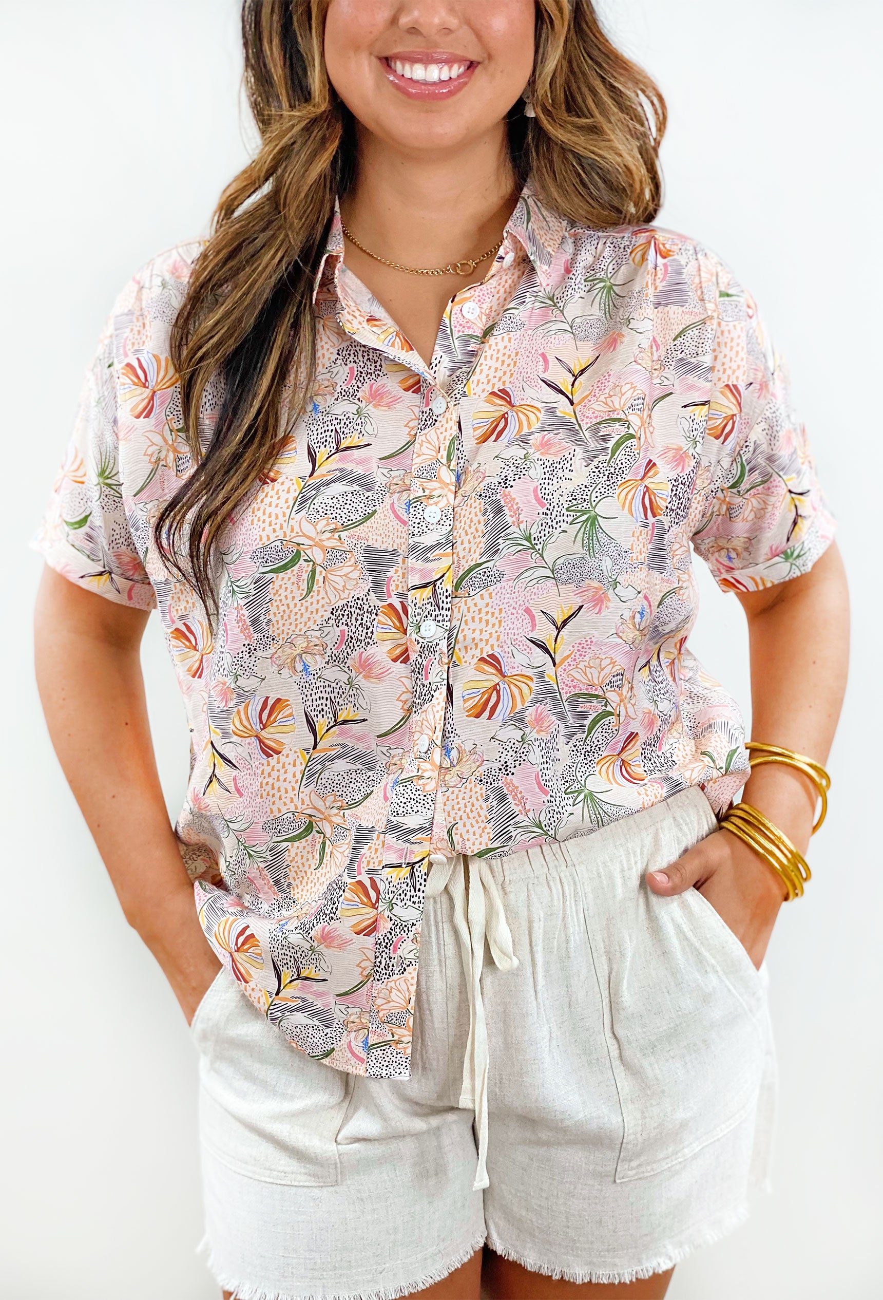 Wildest Dreams Button Up Top