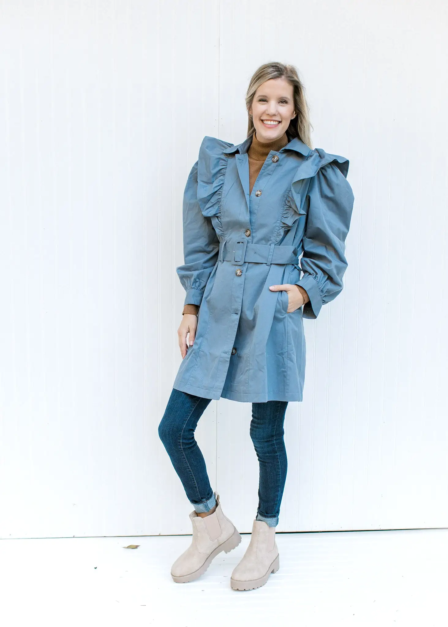 X Darling Blue Coat